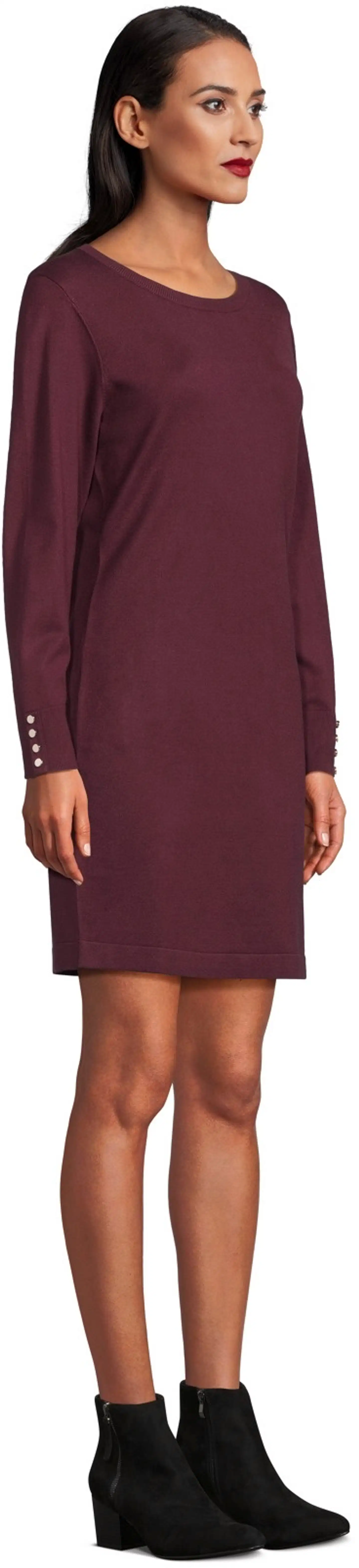 London Fog naisten neulemekko 218L262904 - dark wine - 4