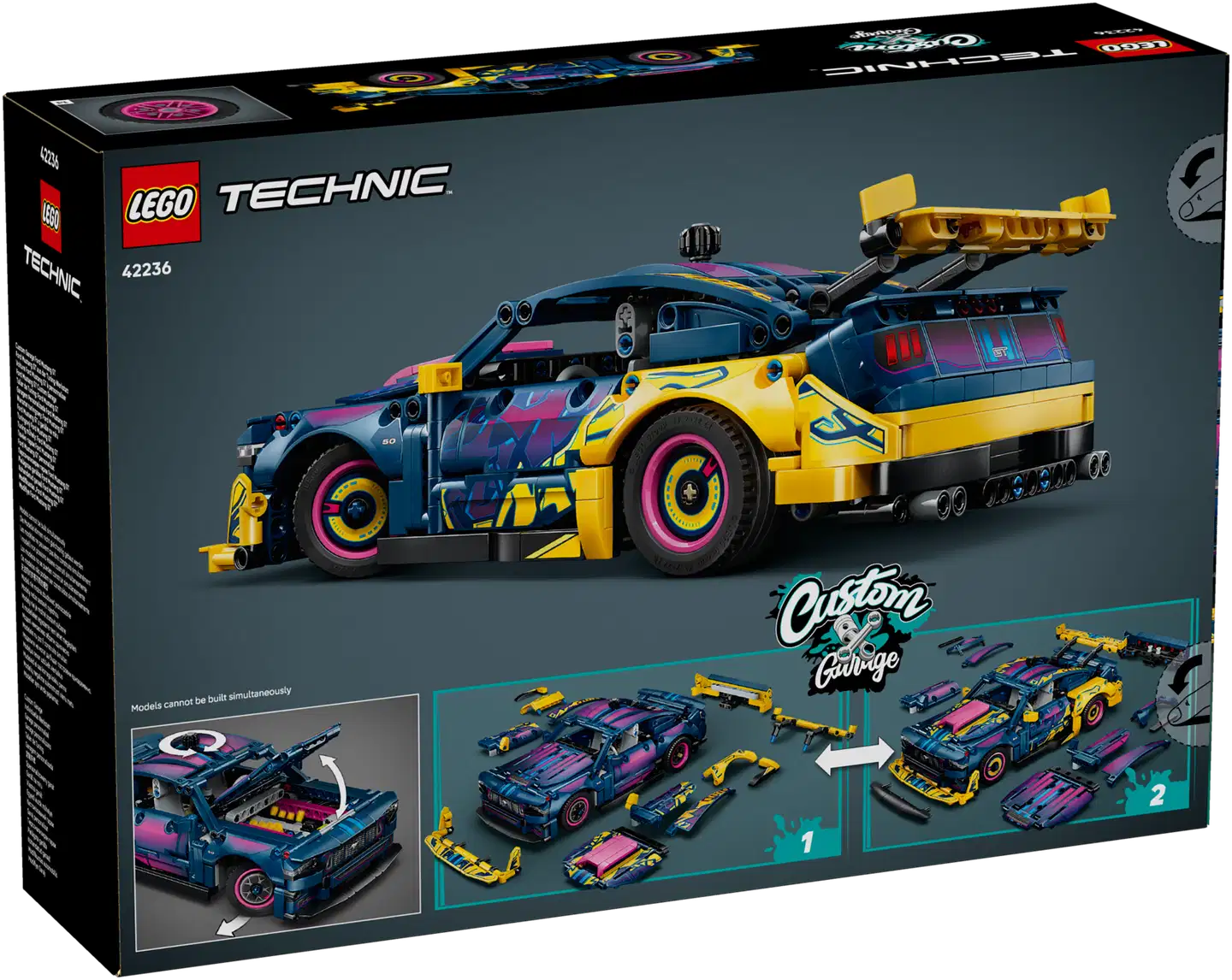 LEGO® Technic 42236 Tuunaustallin Ford Mustang GT ‑auto - 2