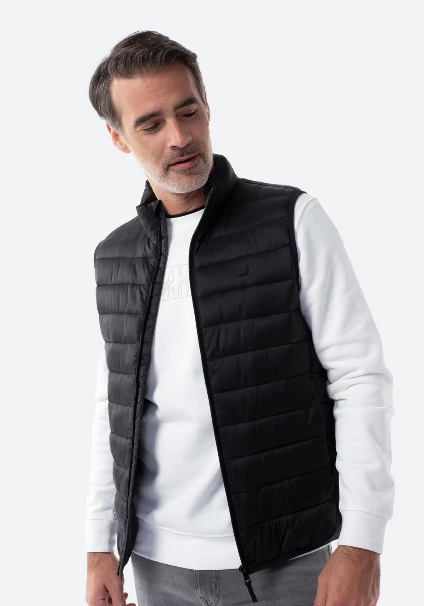 TEX miesten kevyttoppaliivi I274941 - BLACK 1 - 1