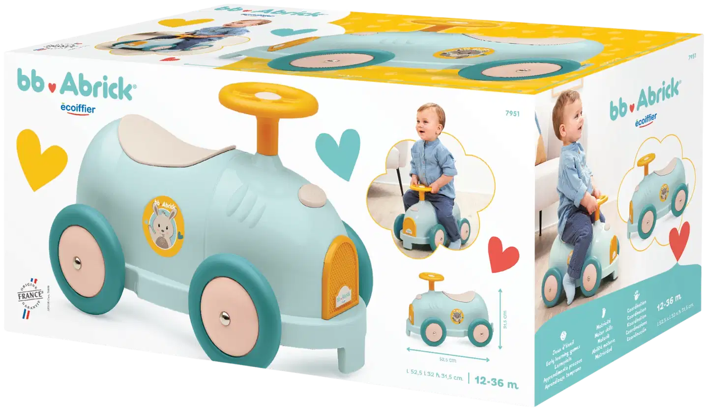 Ecoiffier - BB Abrick - Retro Ride-on - 2