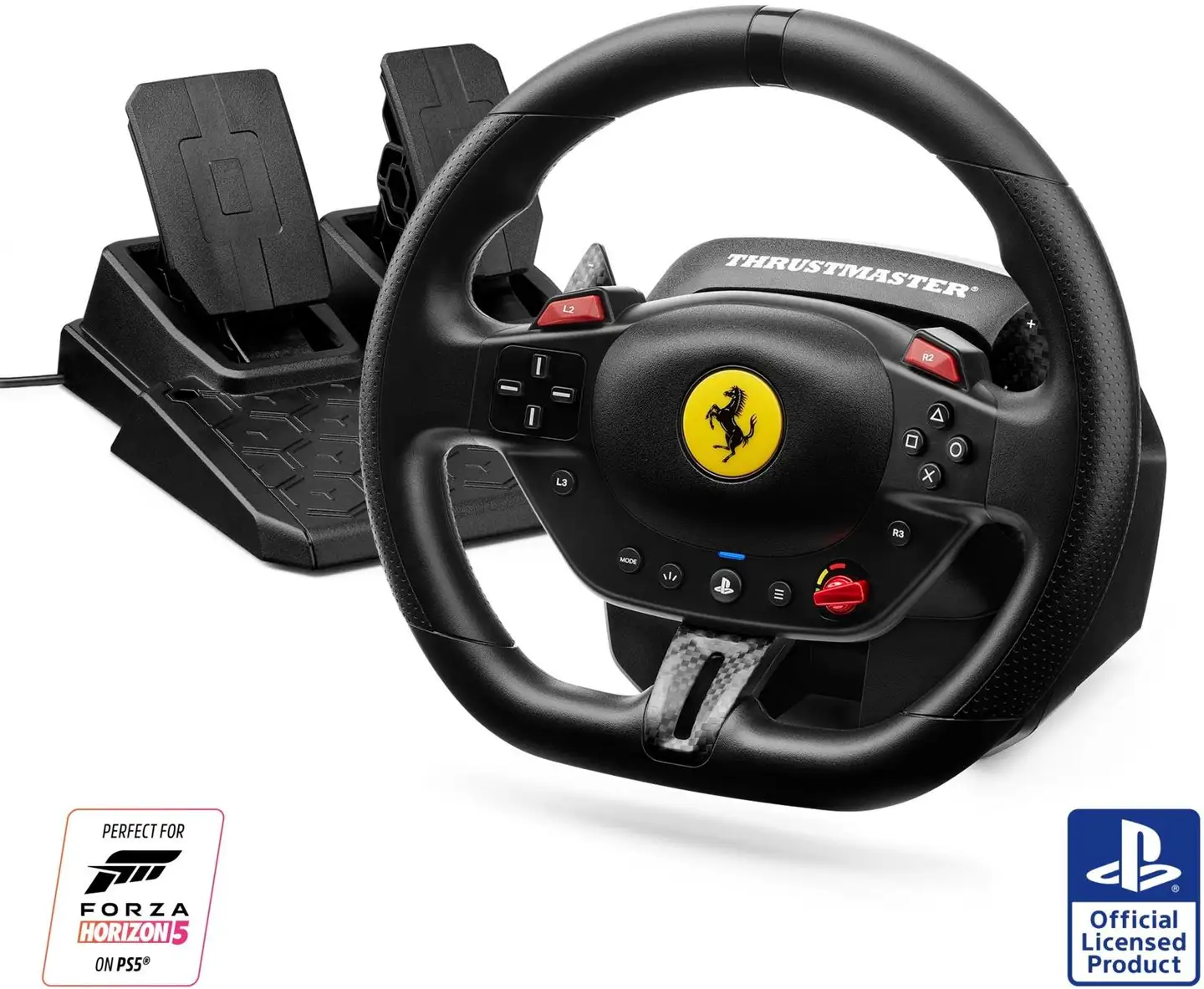 Thrustmaster T98 Ferrari 296 GTB rattipolkimet PS5/PS4/PC - 1