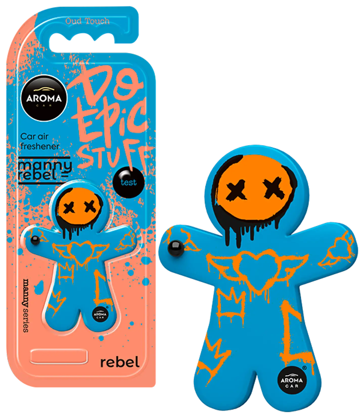 Aroma car Ilmanraikastin Polymer Mannu Rebel Oud Touch