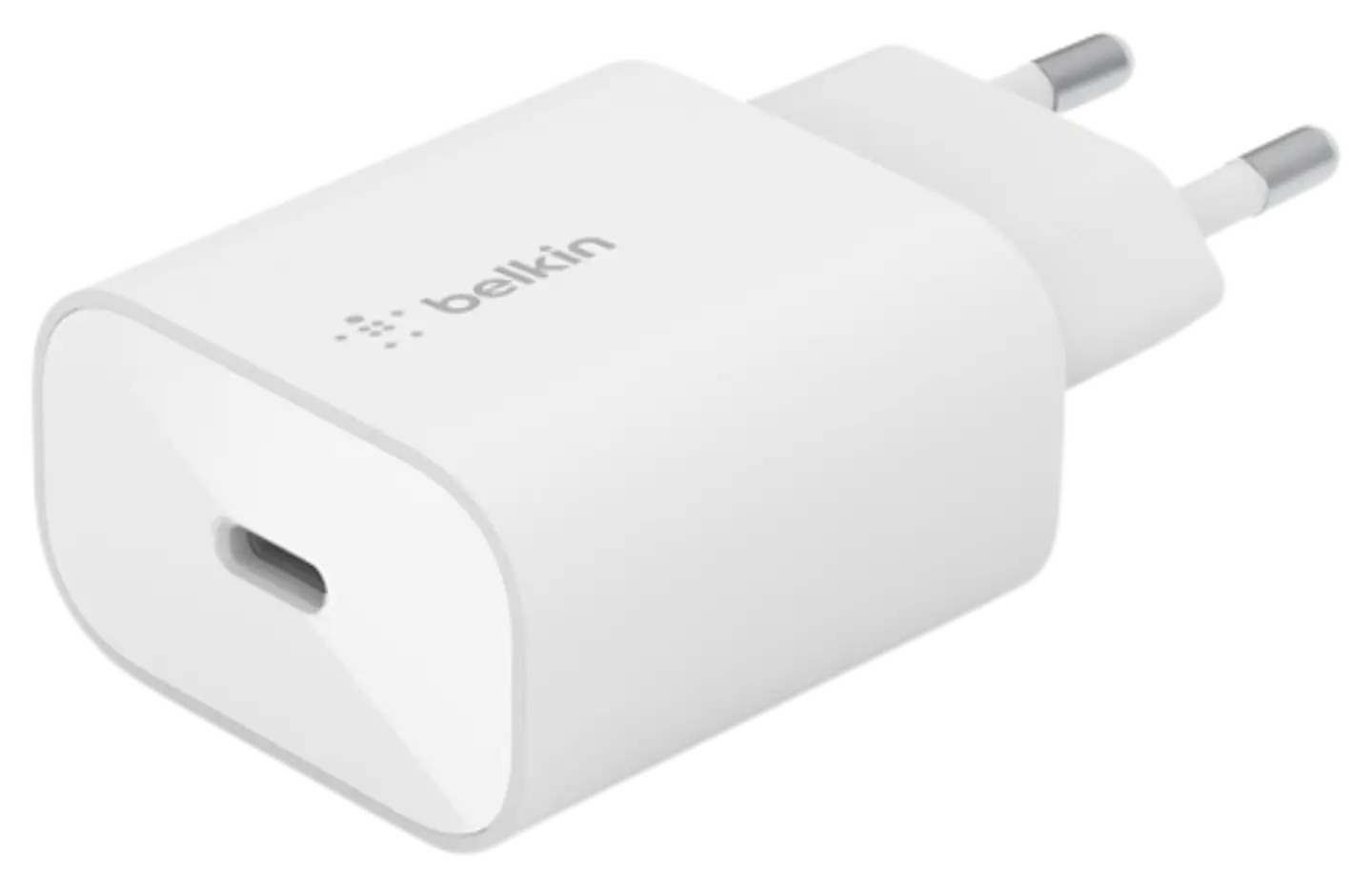 Belkin 25w USB-C PD seinälaturi, valkoinen