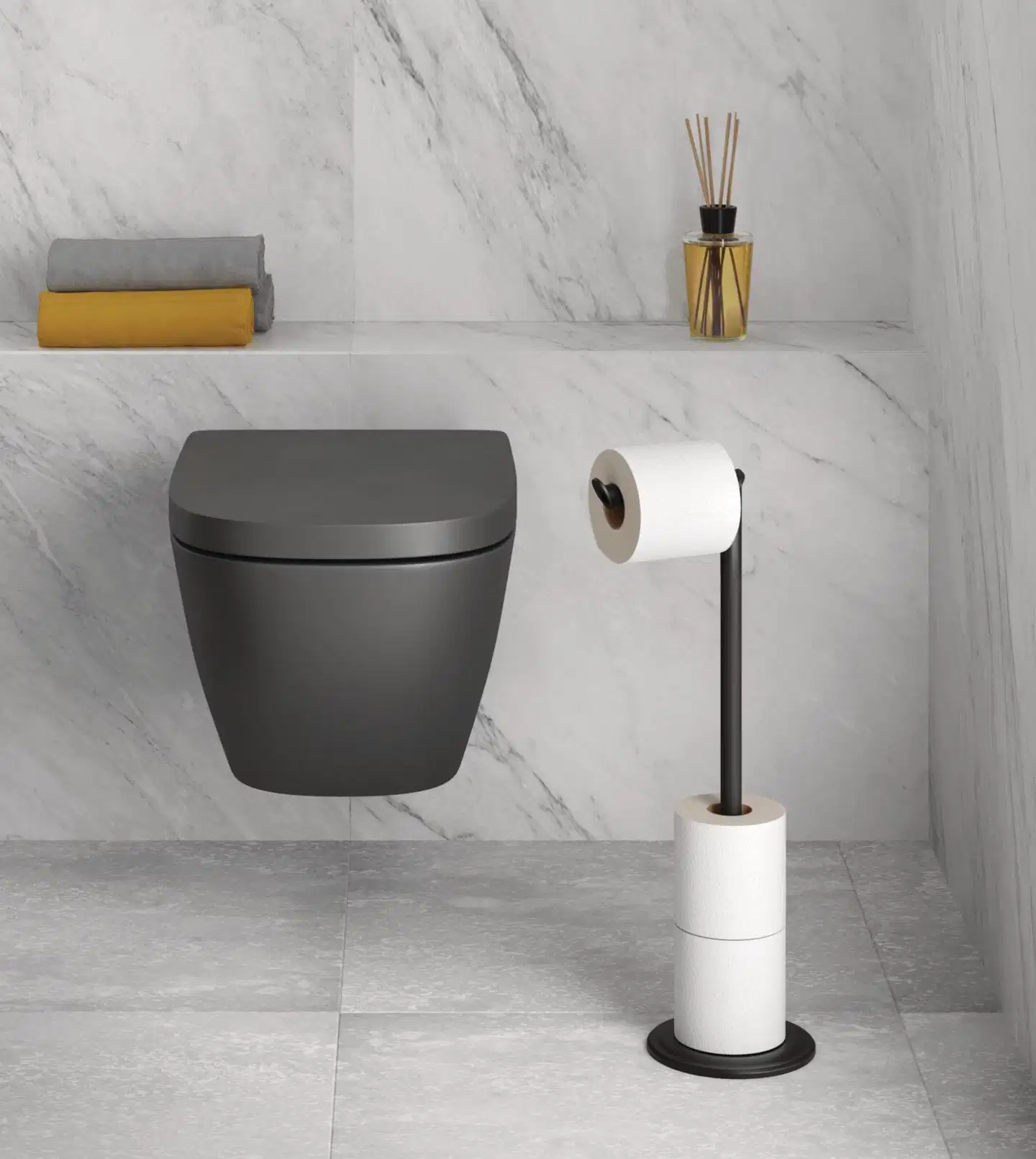 Metaltex WC-paperiteline Lava lattia - 4