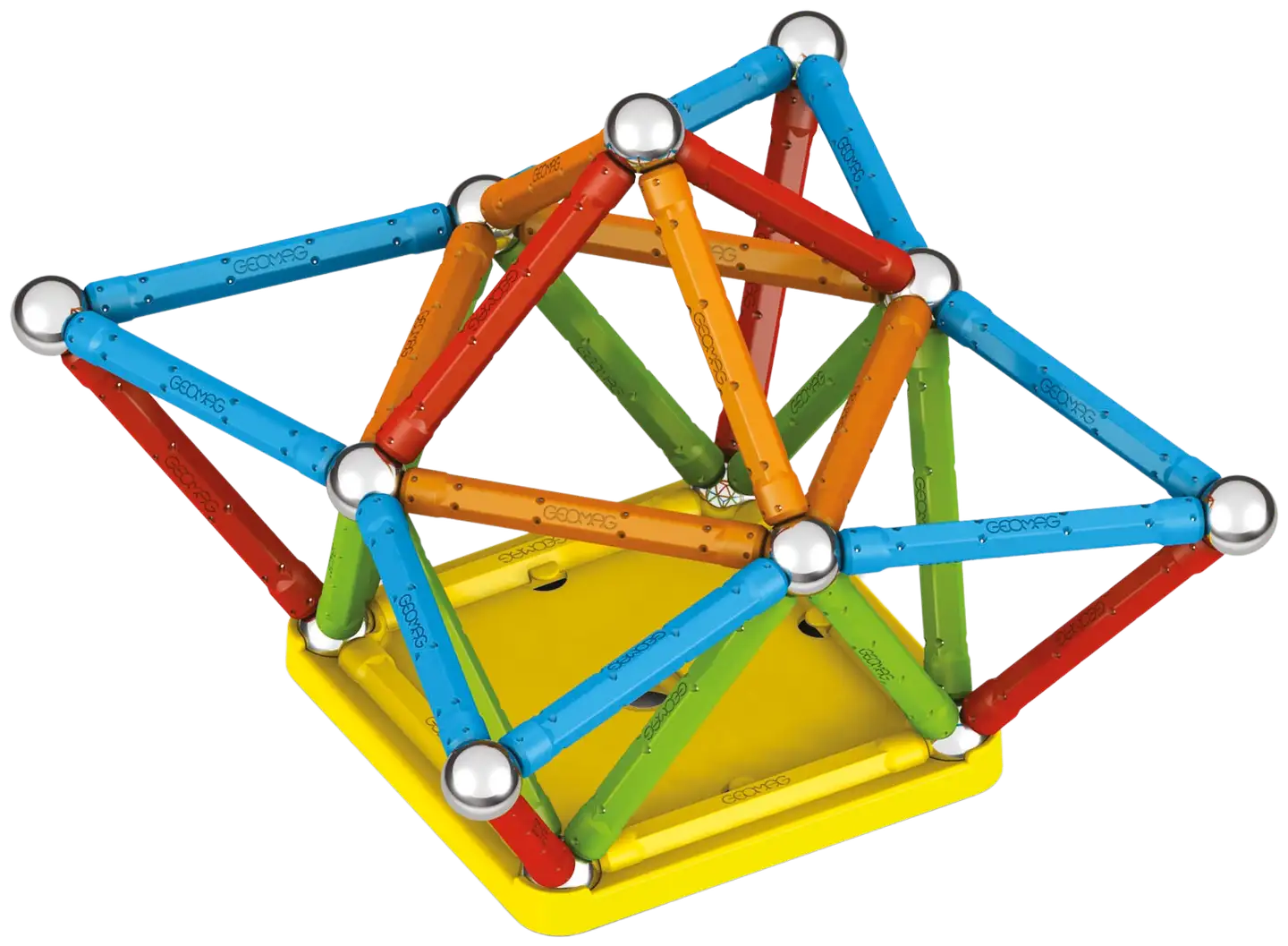 Geomag Supercolor magneettinen rakennussarja 60 osaa - 2