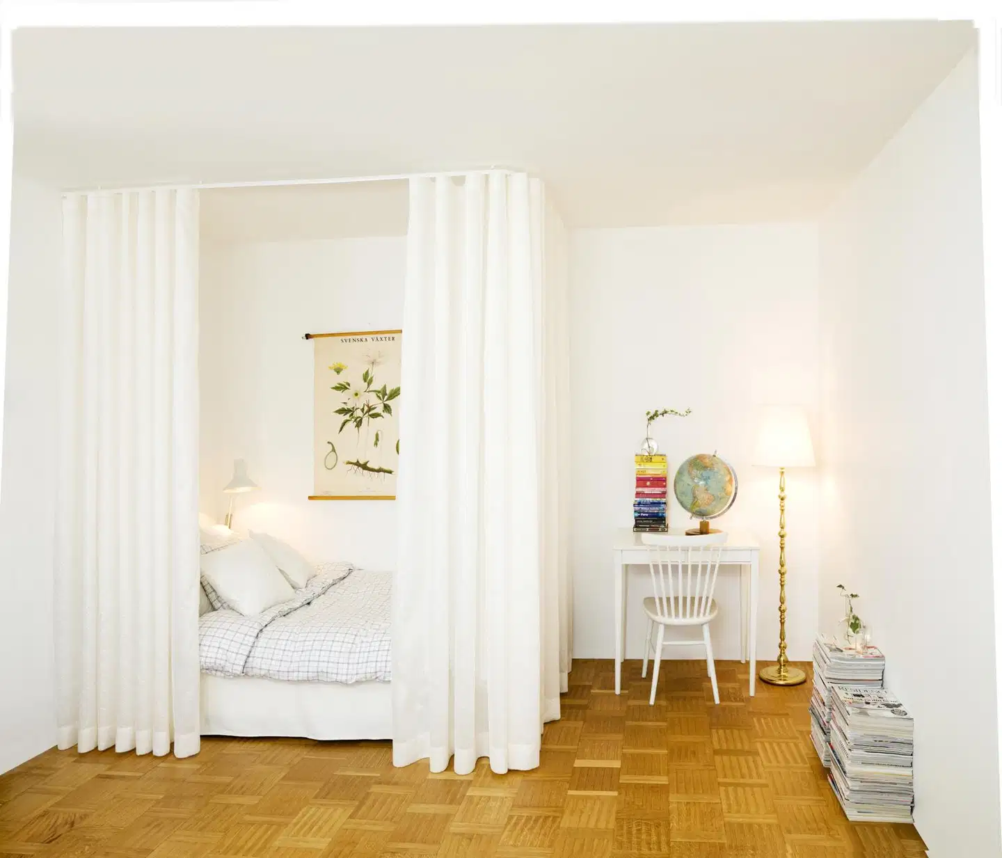 Kirsch Verhokisko setti Flexi 160 cm valkoinen - 2