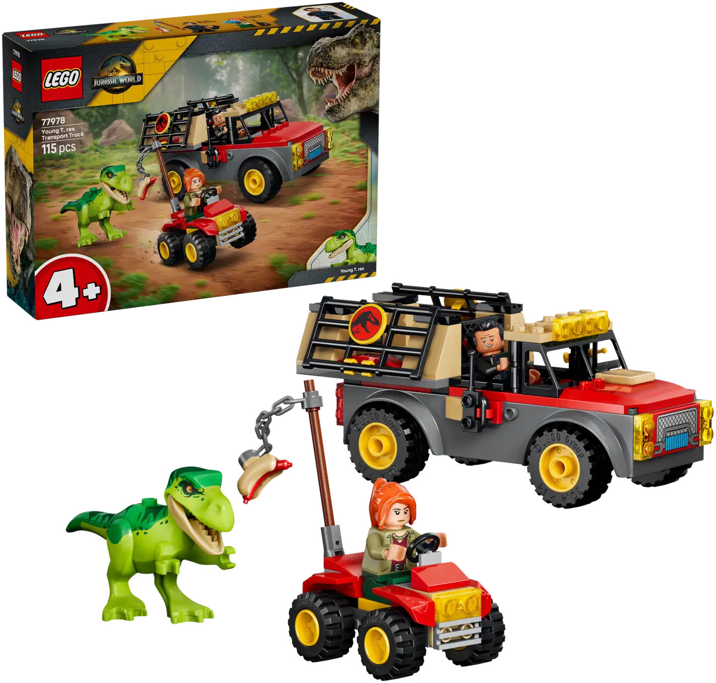 LEGO® Jurassic World 77978 Nuoren T. rexin kuljetusauto - 1