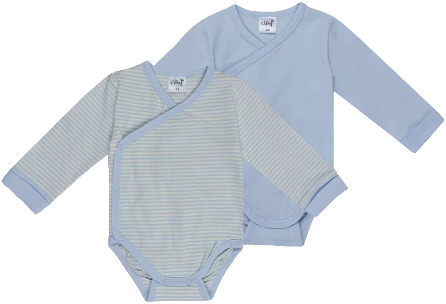 Ciraf vauvojen kietaisubody 250B263018 2-pack - blue stripes - 1