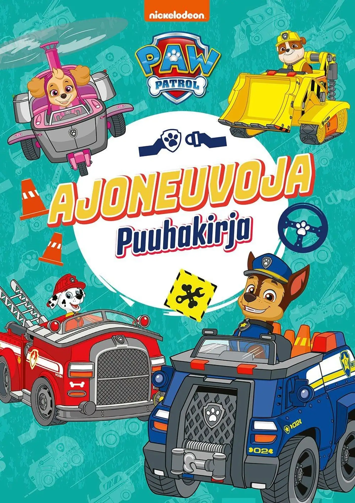 Ryhmä Hau - Paw Patrol Ajoneuvoja puuhakirja