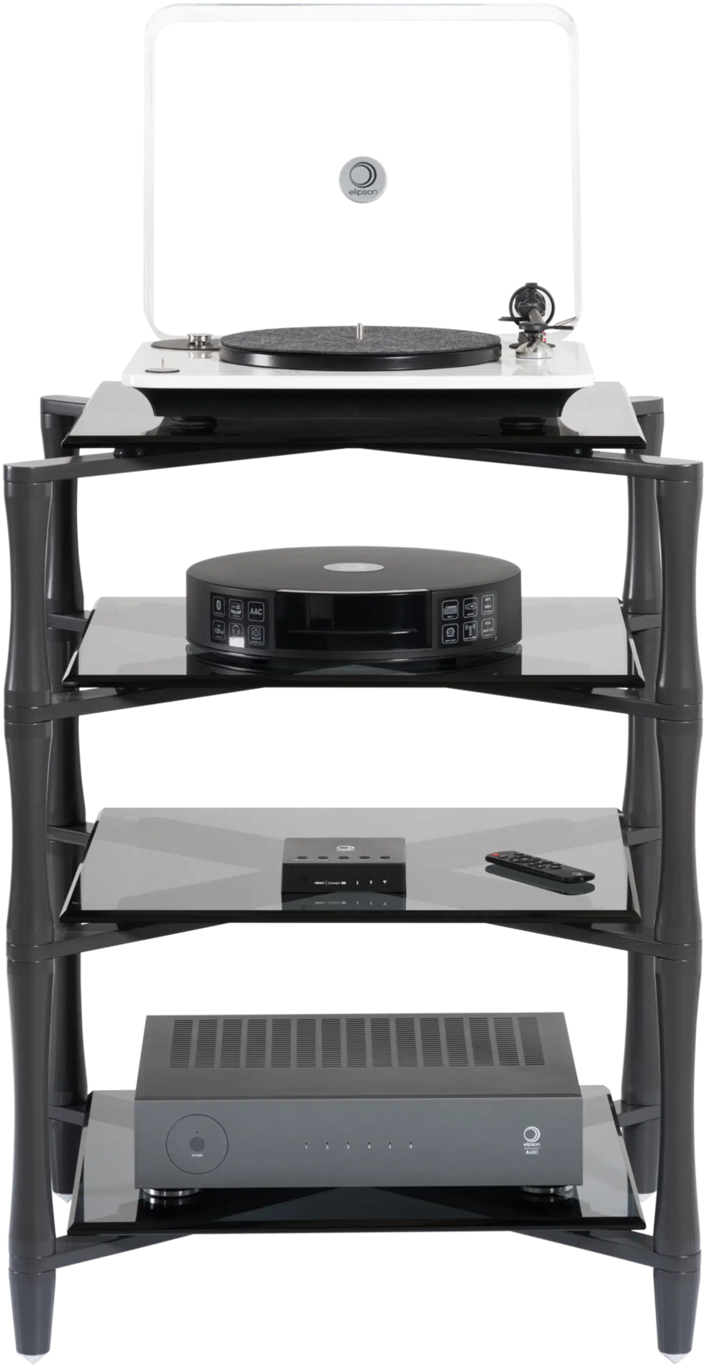 Norstone Slender HiFi -laitekaluste asemetallinharmaa - 3