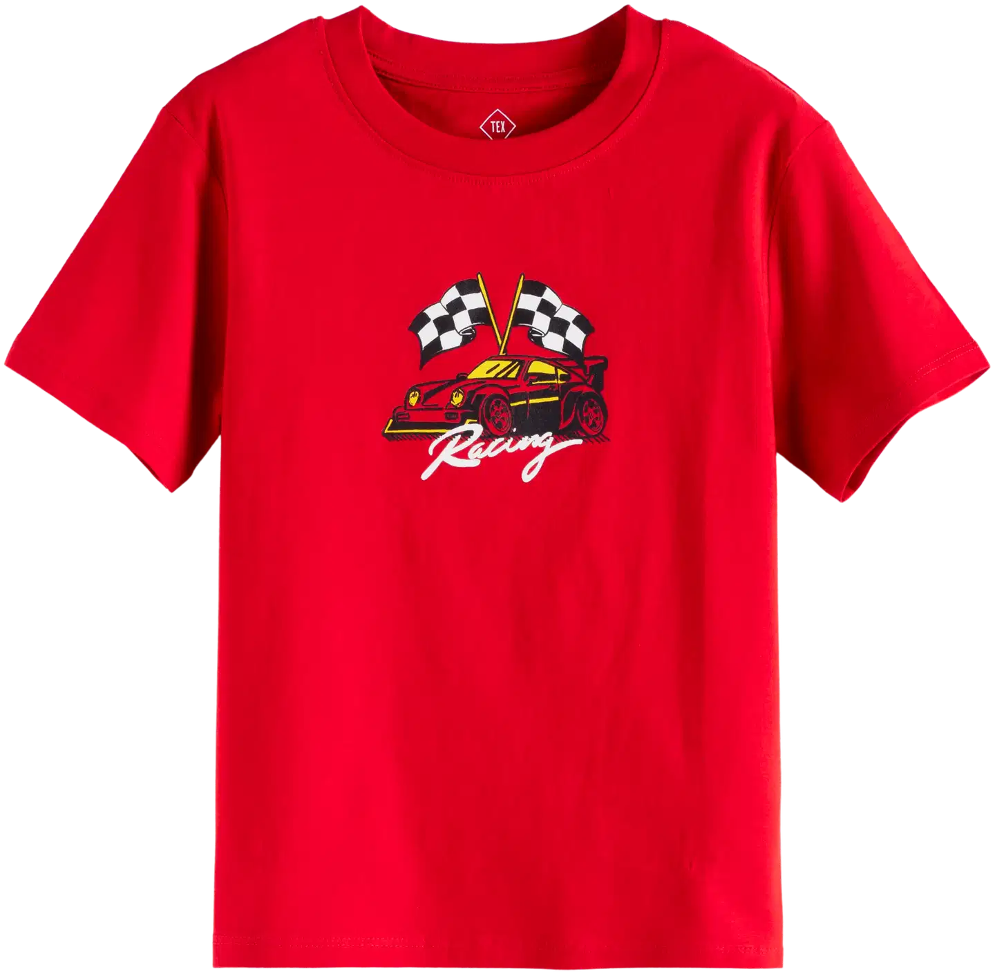 TEX BASIC lasten t-paita racing I276704 - RED 2 - 3