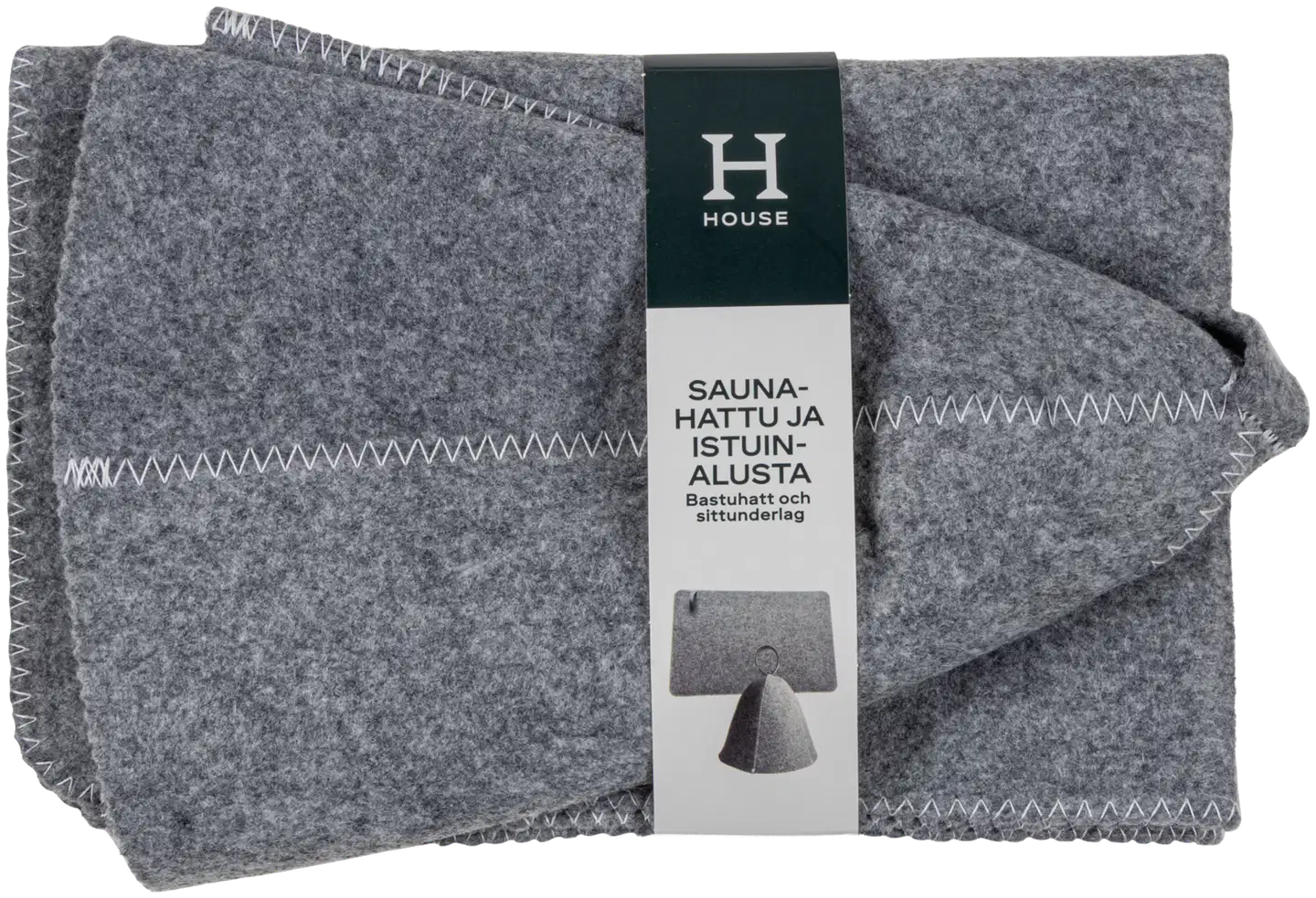 House saunahattu ja alusta harmaa - 1
