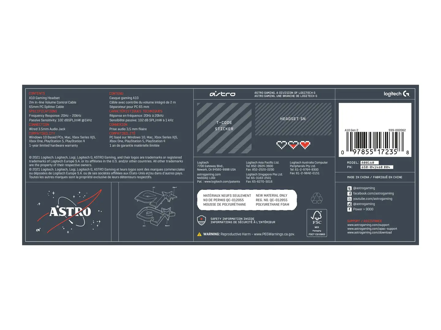 Astro pelikuuloke A10 PS/PC Astro - 12