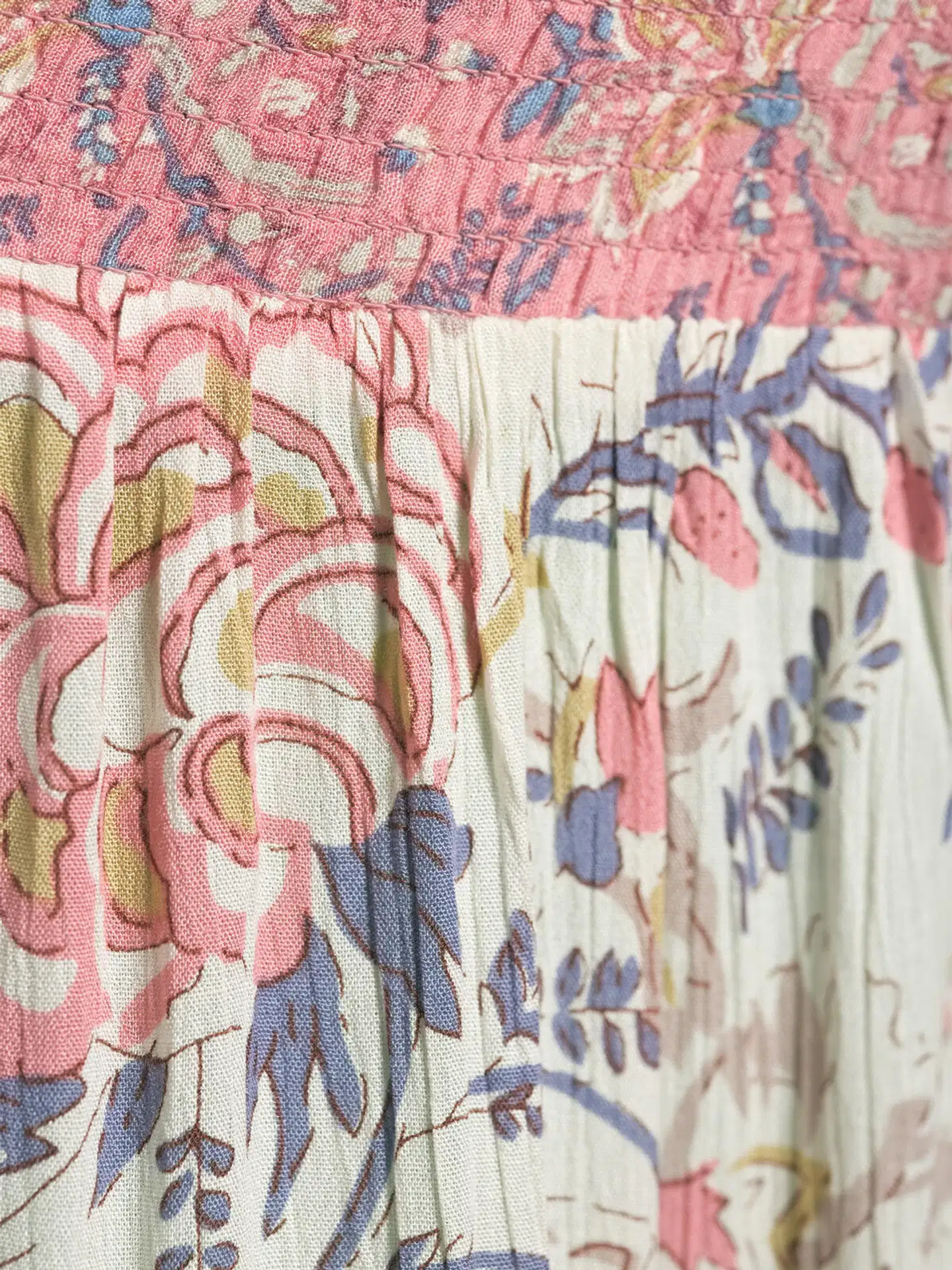 Margaux Riviera naisten hame SDSLSK013 - Pink AOP - 5