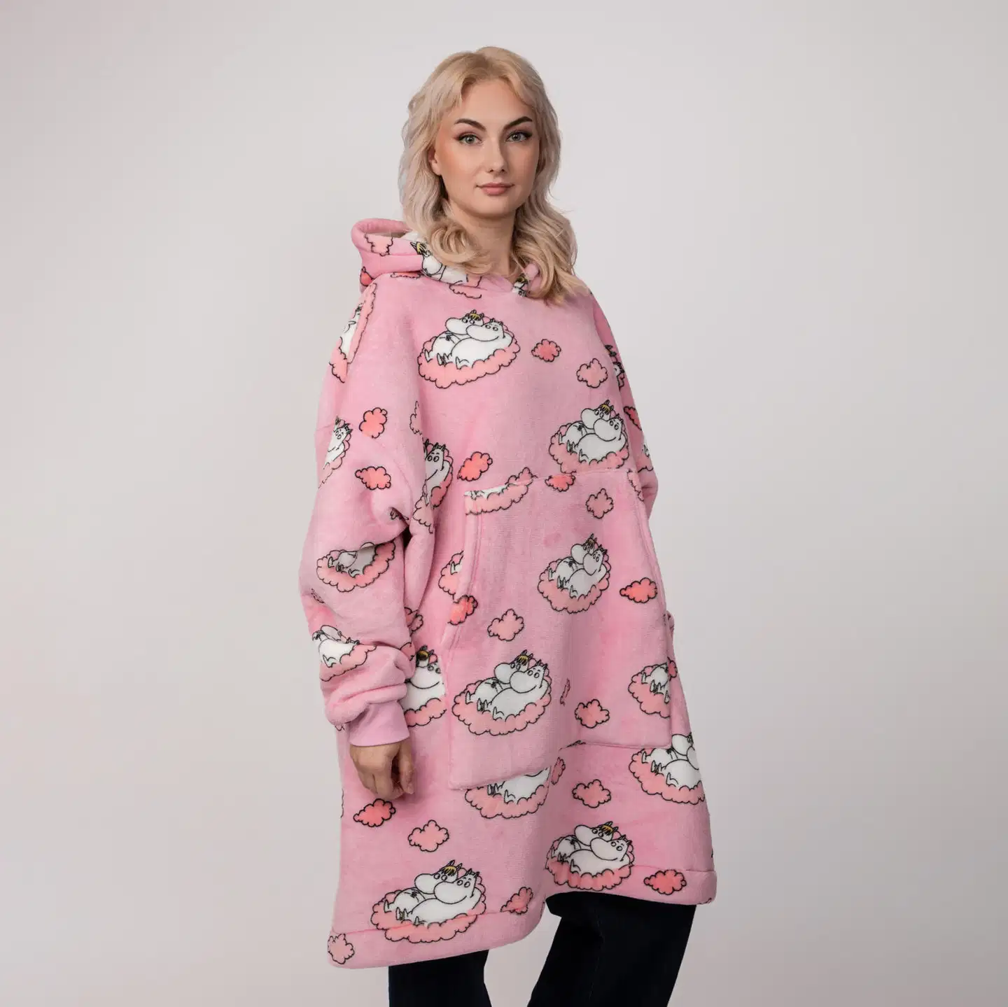 Muumi naisten jättihuppari Lepo 590465 - vaaleanpunainen - 8