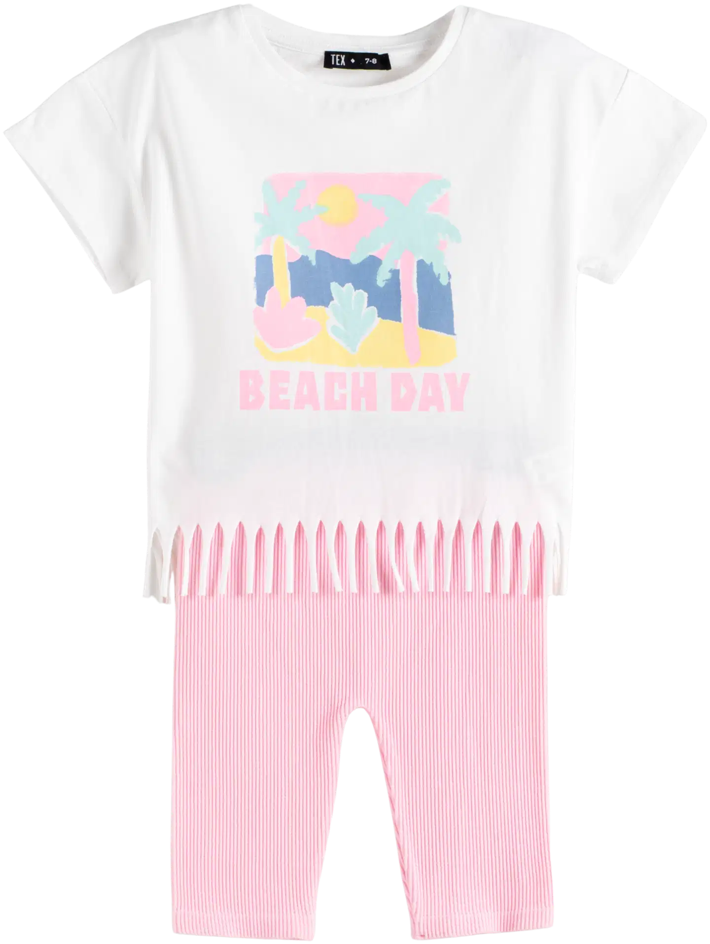 TEX lasten setti hapsut I276290 - POWNDER PINK - 3