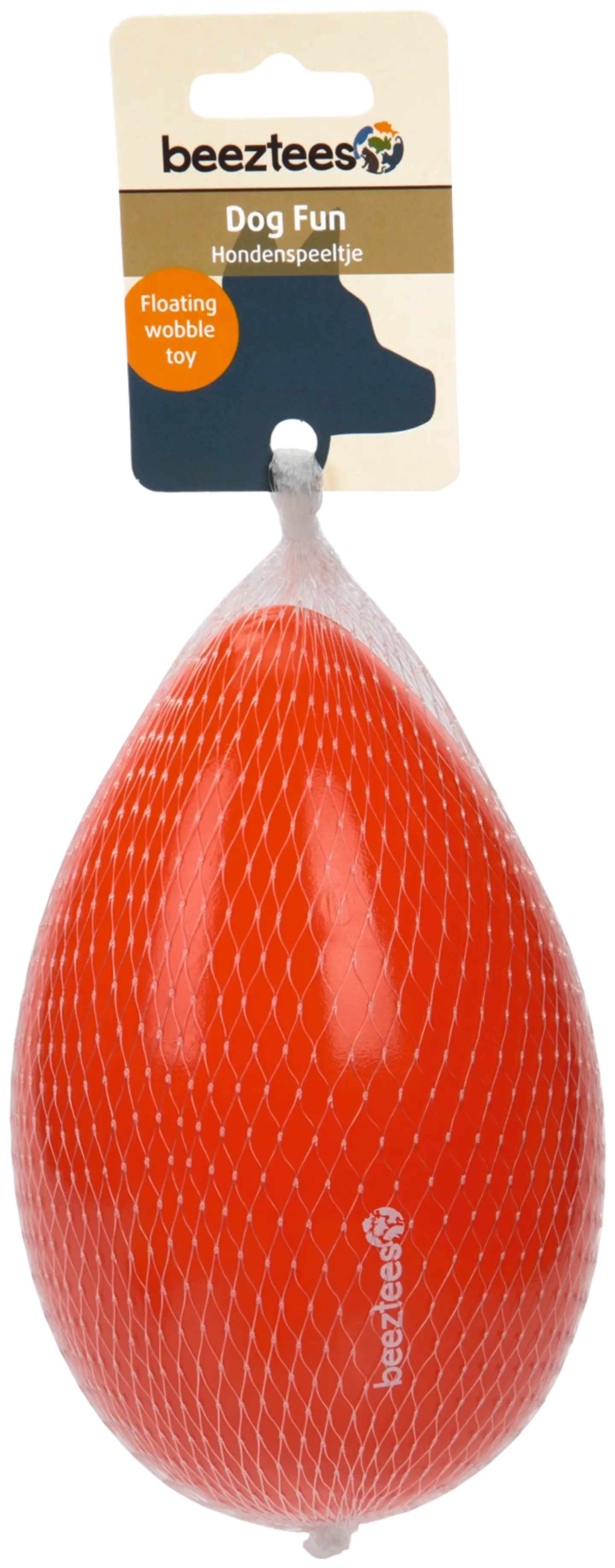 Beeztees koiran lelu Funny Egg 17,5 cm oranssi - 2