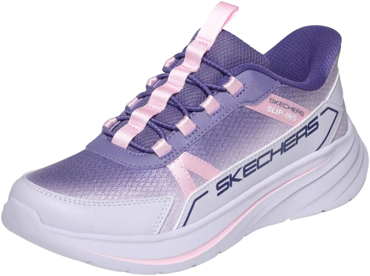 Skechers lasten slip-ins lenkkari memory foam -pohjallisella - Lavender - 1
