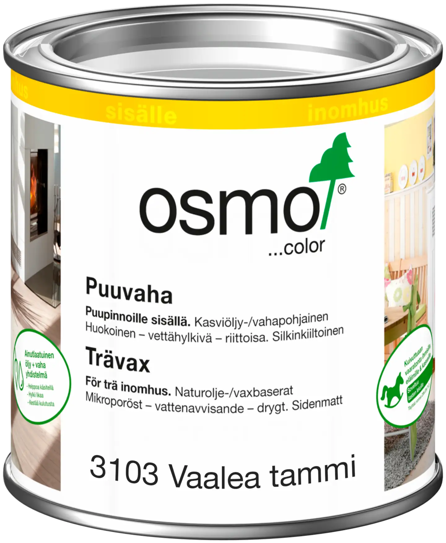 Osmo Color puuvaha 375ml 3103 vaalea tammi - 1