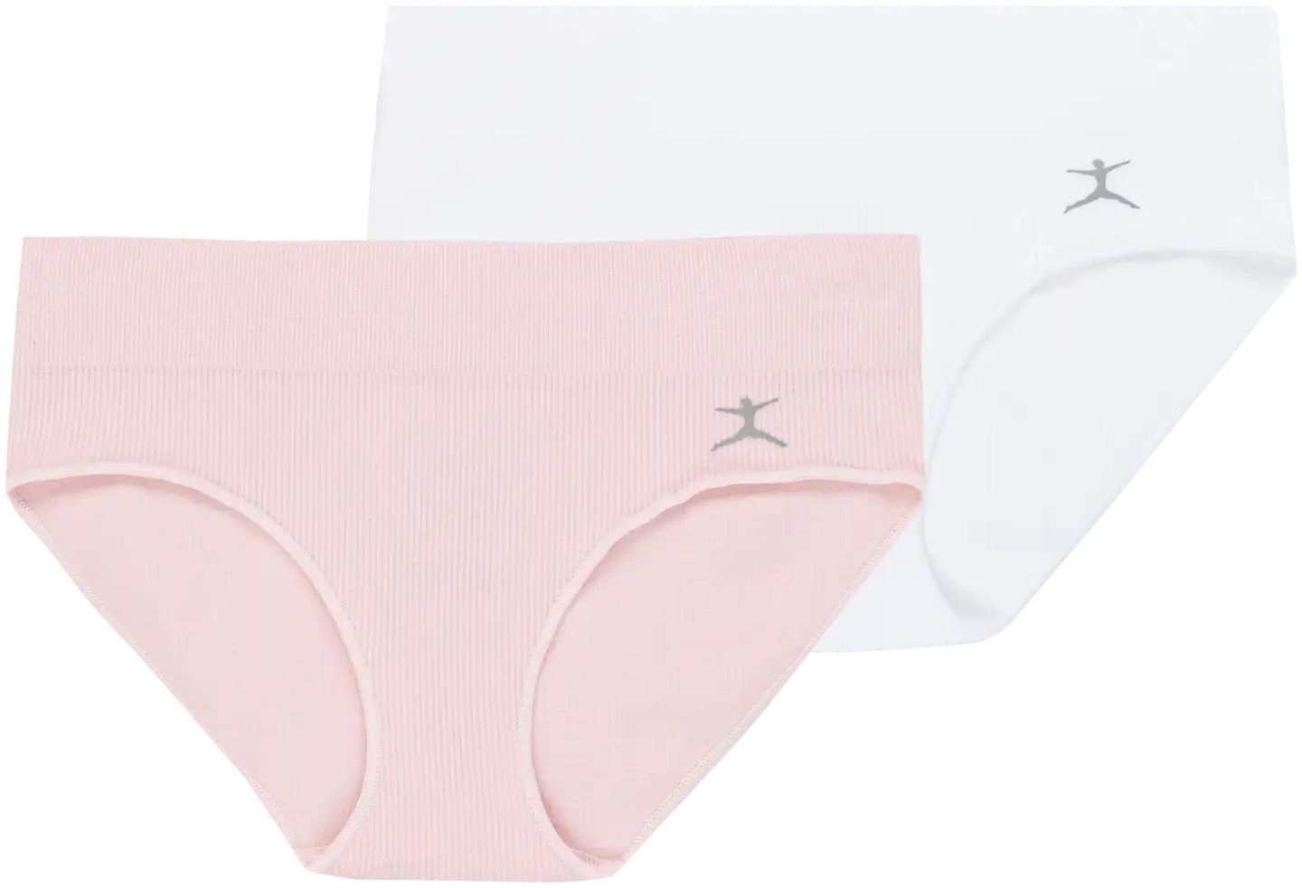 Danskin lasten alushousut saumaton 98366 2-pack - Pink/white - 1