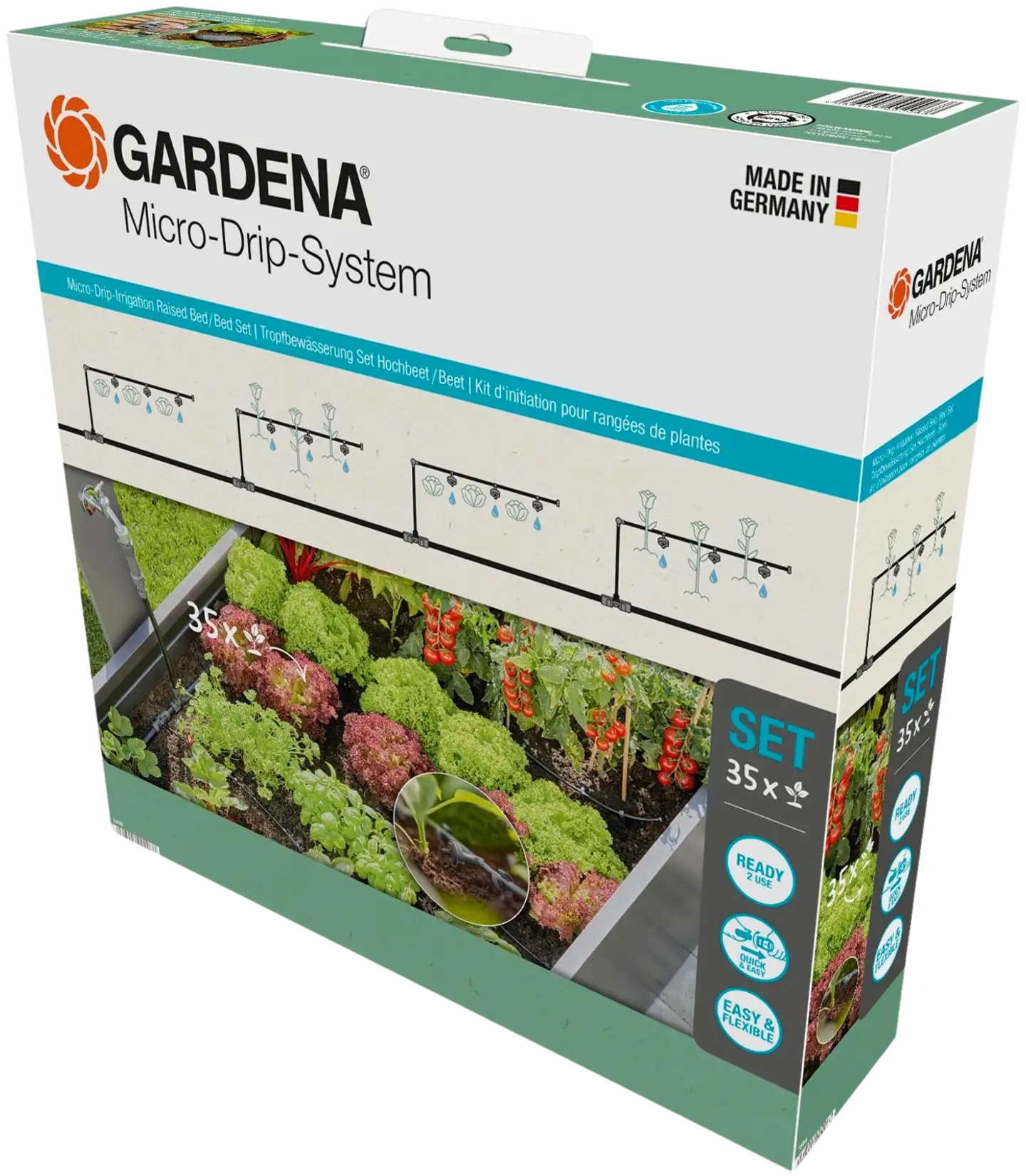 Gardena Micro-Drip-kastelusarja Viljelylaatikko - 1