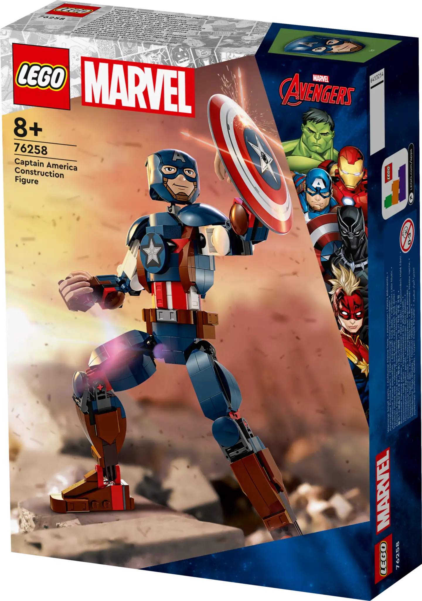 LEGO®  Super Heroes Marvel 76258 Captain American‑hahmo - 2