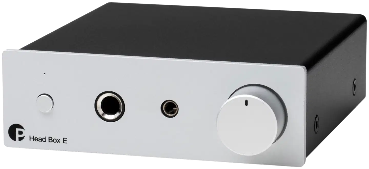 Pro-Ject Kuulokevahvistin Head Box E hopea - 1