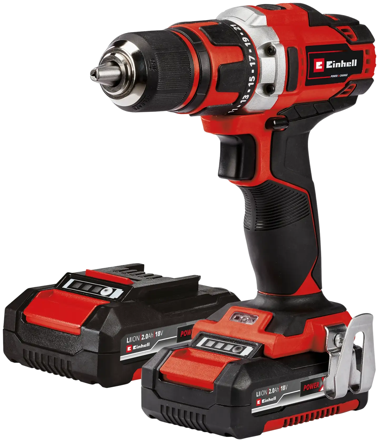 Einhell akkuporakone TE-CD 18/40-1 Li (2x2.0 Ah) - 1