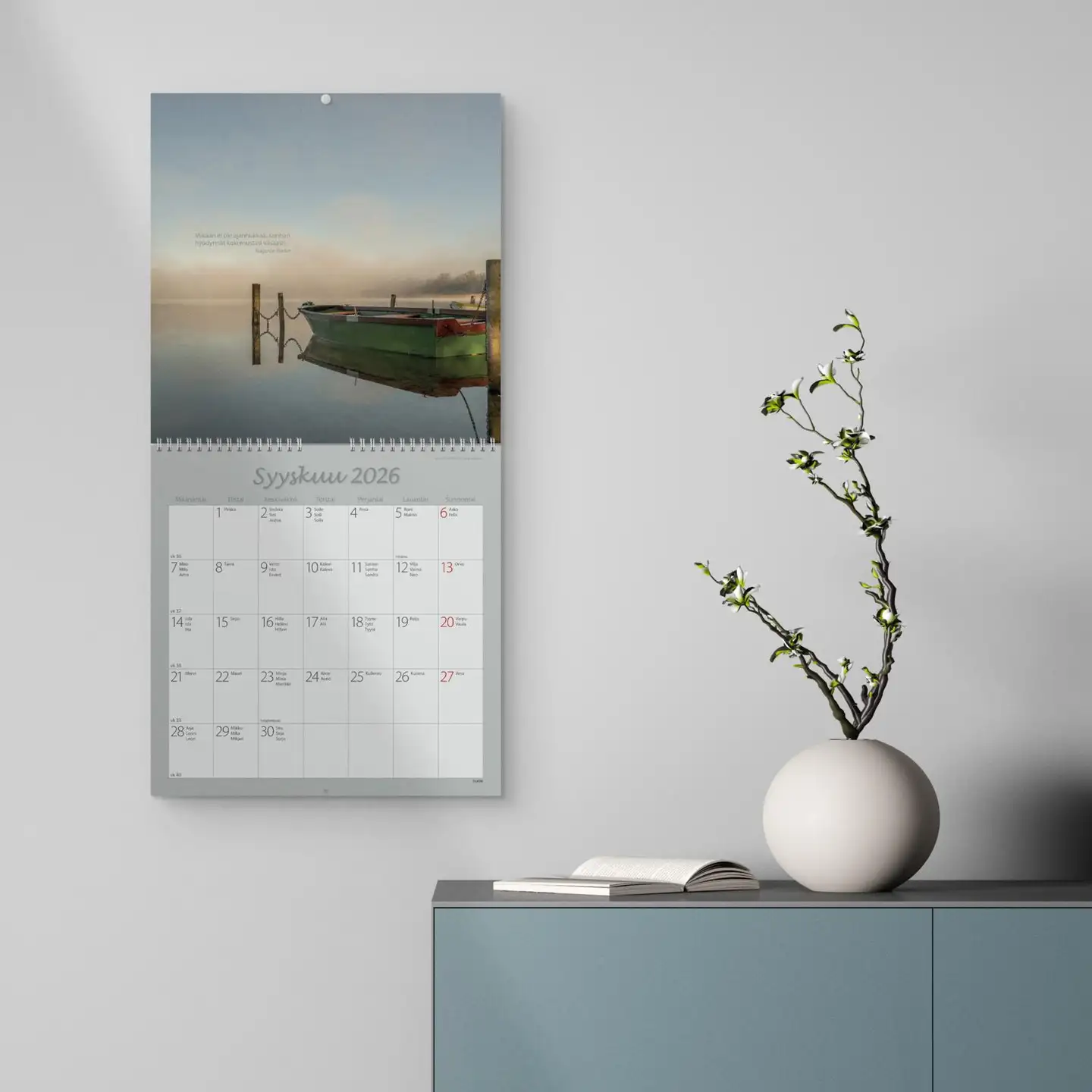 Burde Seinäkalenteri 2026 Carpe Diem - 4