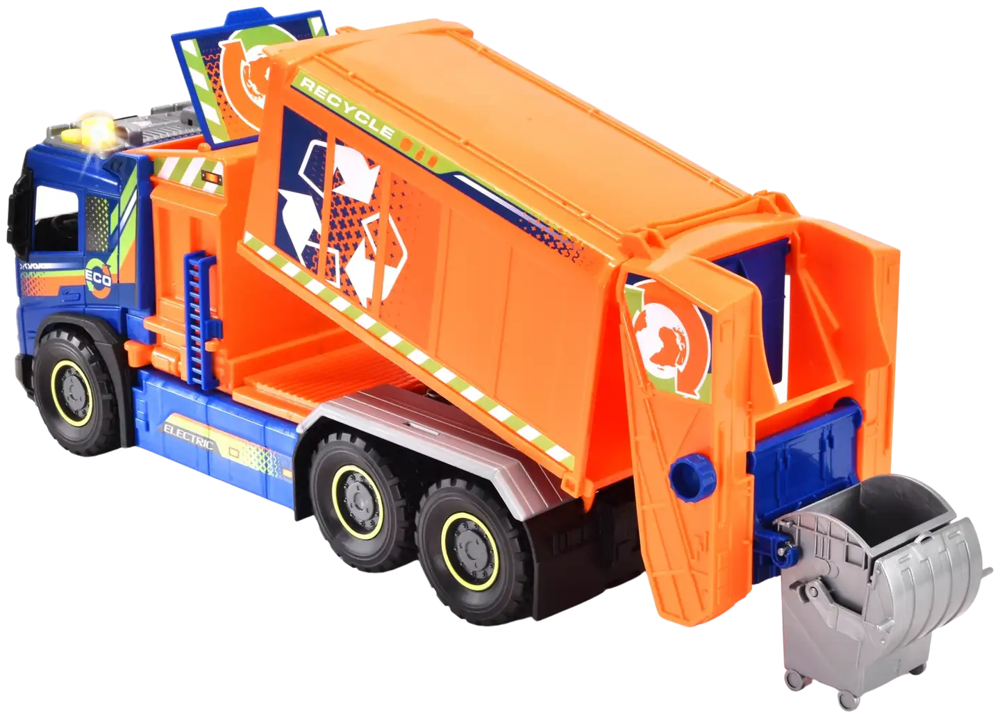 Dickie Toys jättikokoinen Volvo FMX jäteauto, 55 cm - 7