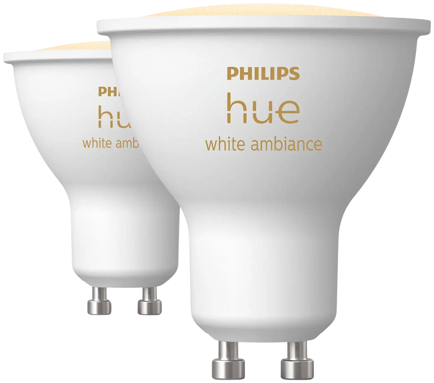 Philips Hue GU10 kohdelamppu 4.2W 2200-6500K 400LM lämmin valkoinen 2 kappaletta - 1