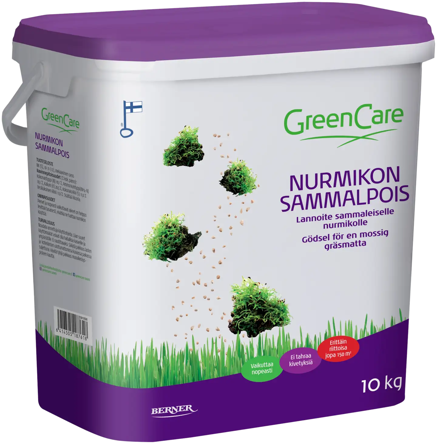 GreenCare Nurmikon Sammal PoisTM 10 kg