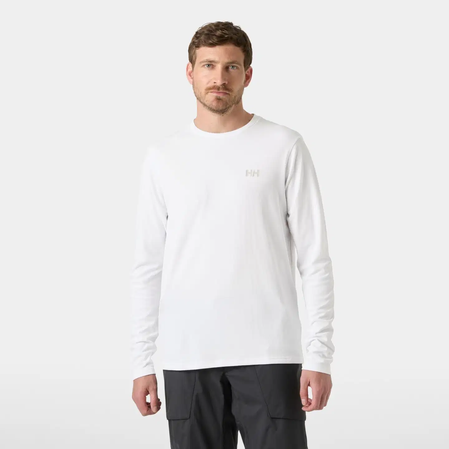 Helly Hansen miesten pitkähihainen aurinkosuojattu paita HH Lifa Active Solen LS 48352 - WHITE - 3
