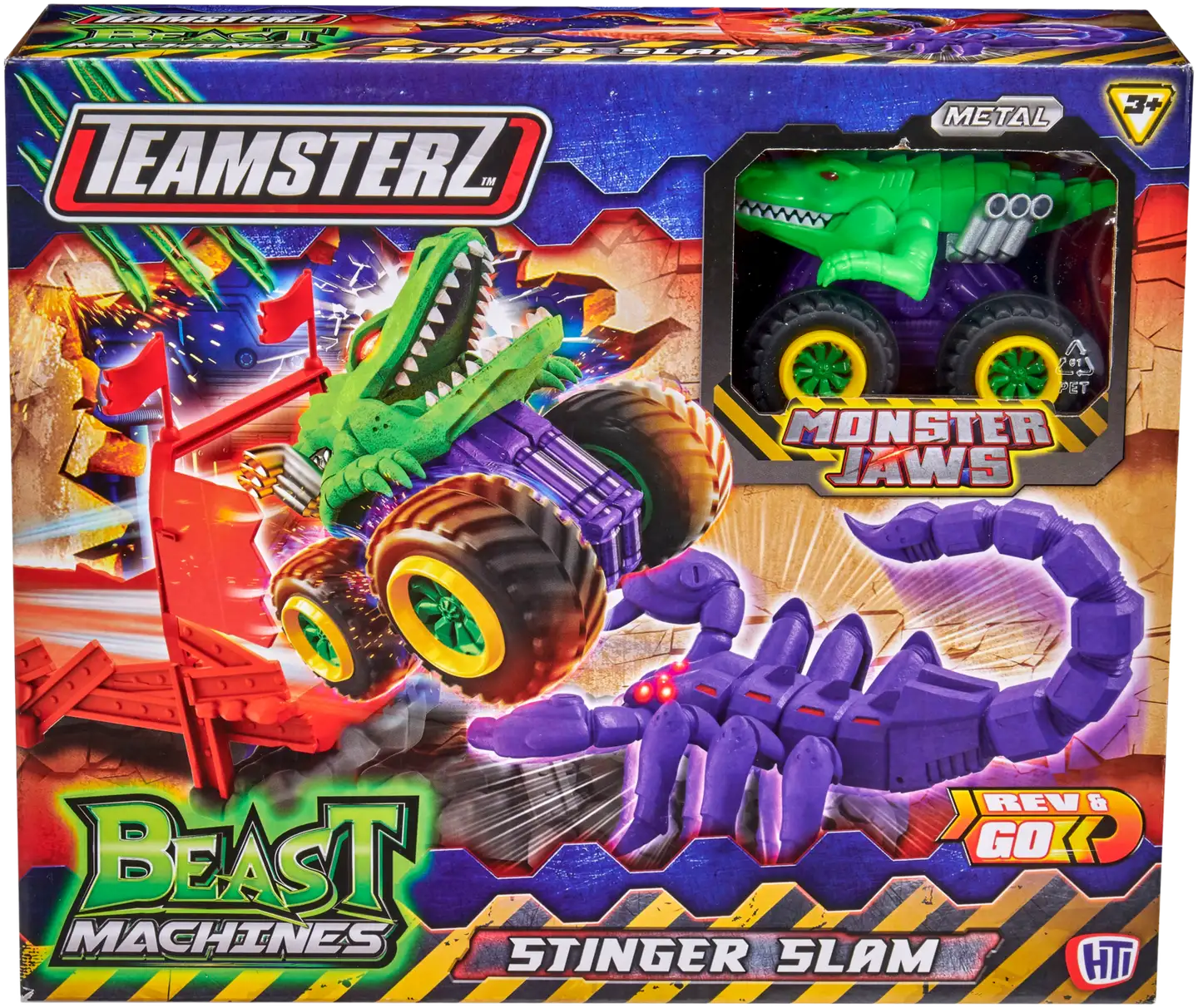 Teamsterz lelu Beast Machines Stinger Slam ja 1 Monster Jaws ajoneuvo - 3