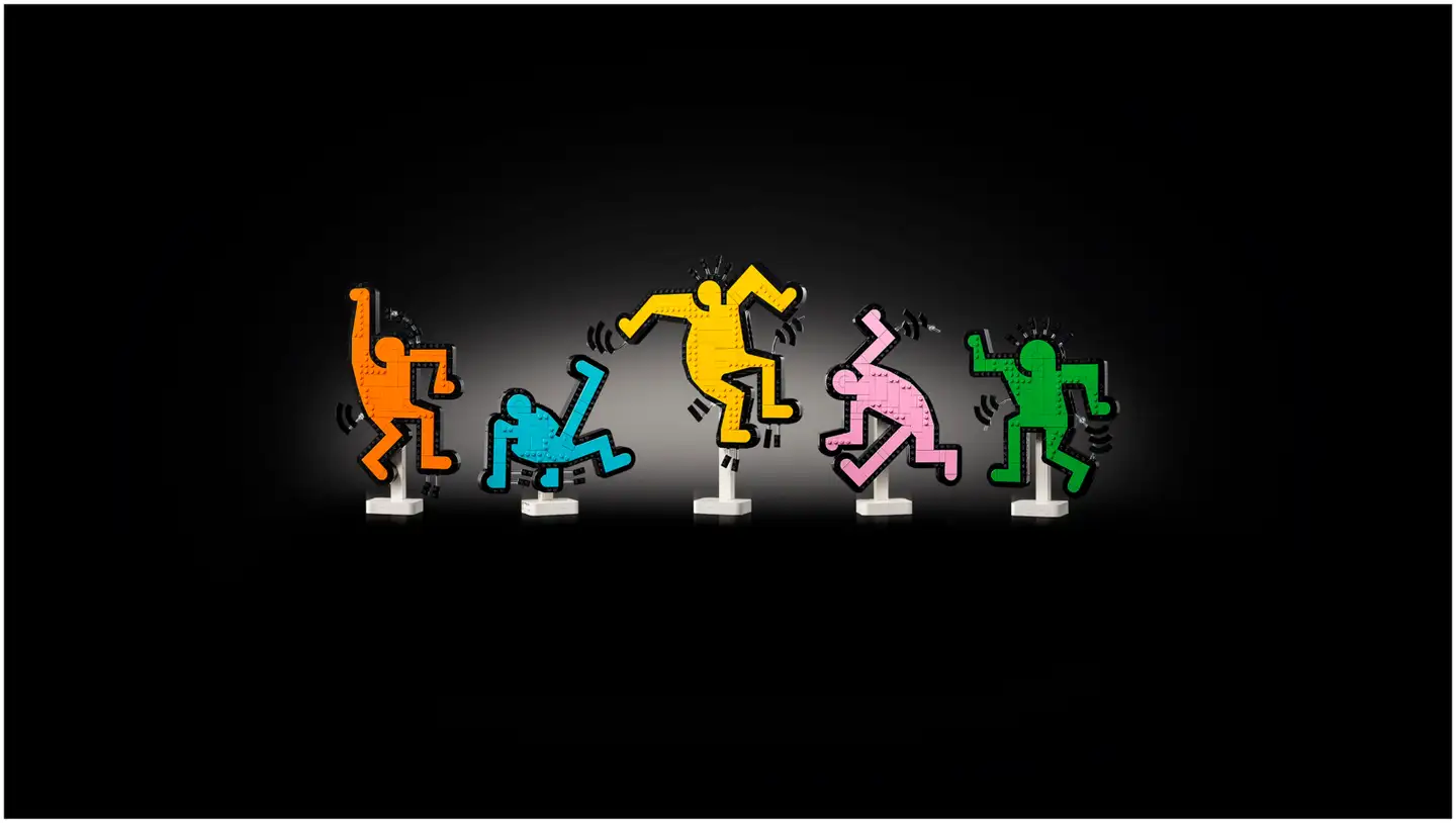 LEGO® Art 31216 Keith Haring – Tanssivat hahmot, Koriste - 6
