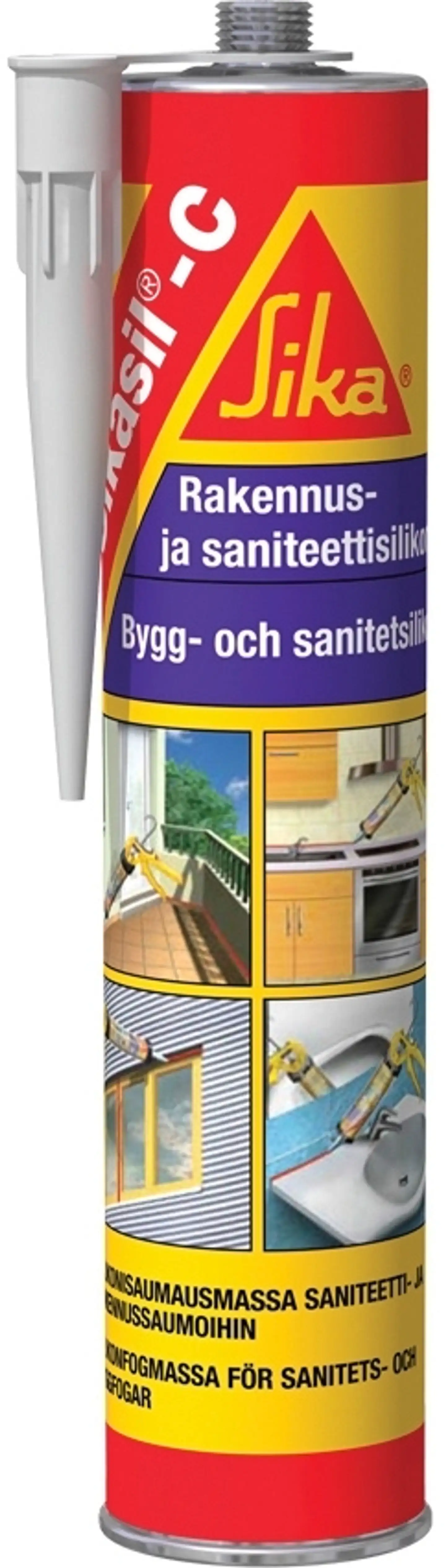 Sika silikoni Sikasil-C 300 ml valkoinen