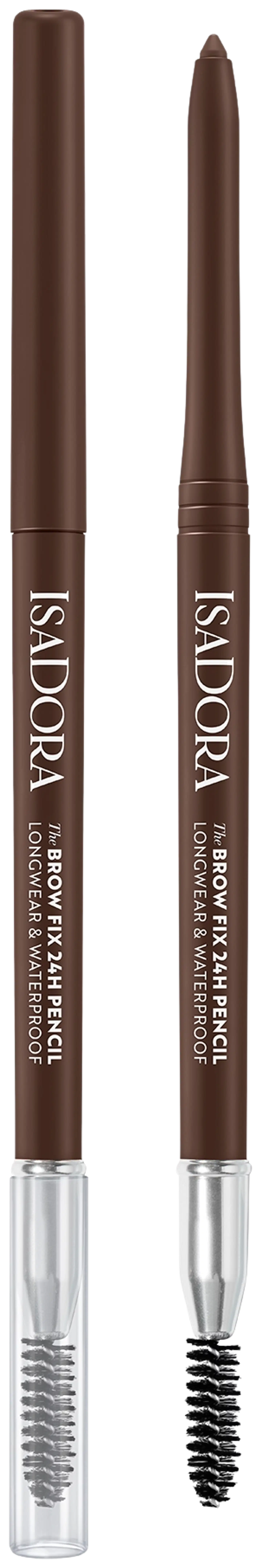 Isadora The Brow Fix 24h Pencil Longwear & Waterproof kulmakynä 03 Medium Brown 0,32 g - 02 Dark Brown - 1