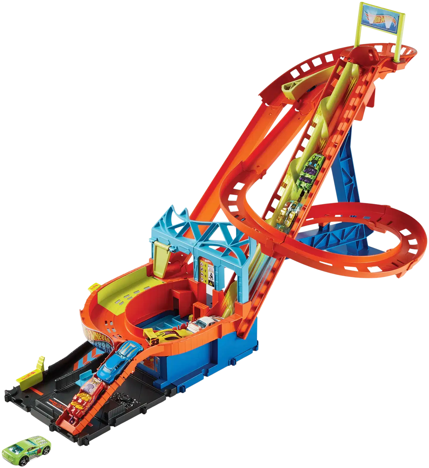 Hot Wheels Roller Coaster Rally autorata - 3