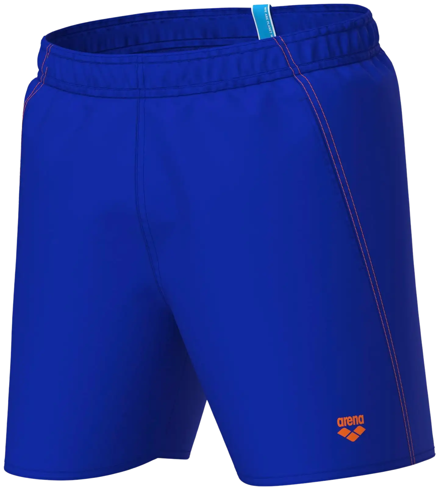 Arena Miesten Fundamentals uimashortsit - Neon Blue-Team Orange - 1