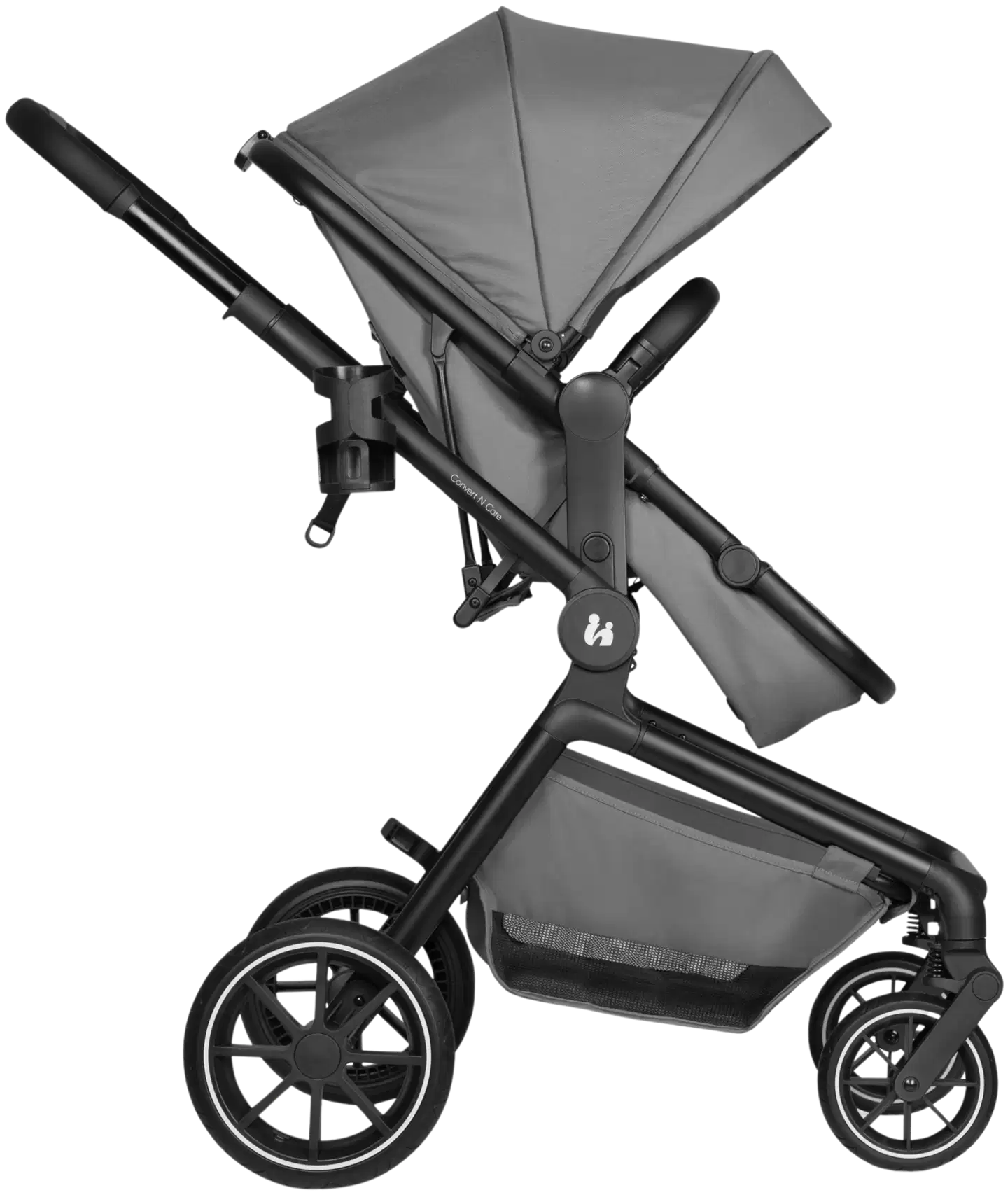 Hauck rattaat Convert N Care tummanharmaa - 4