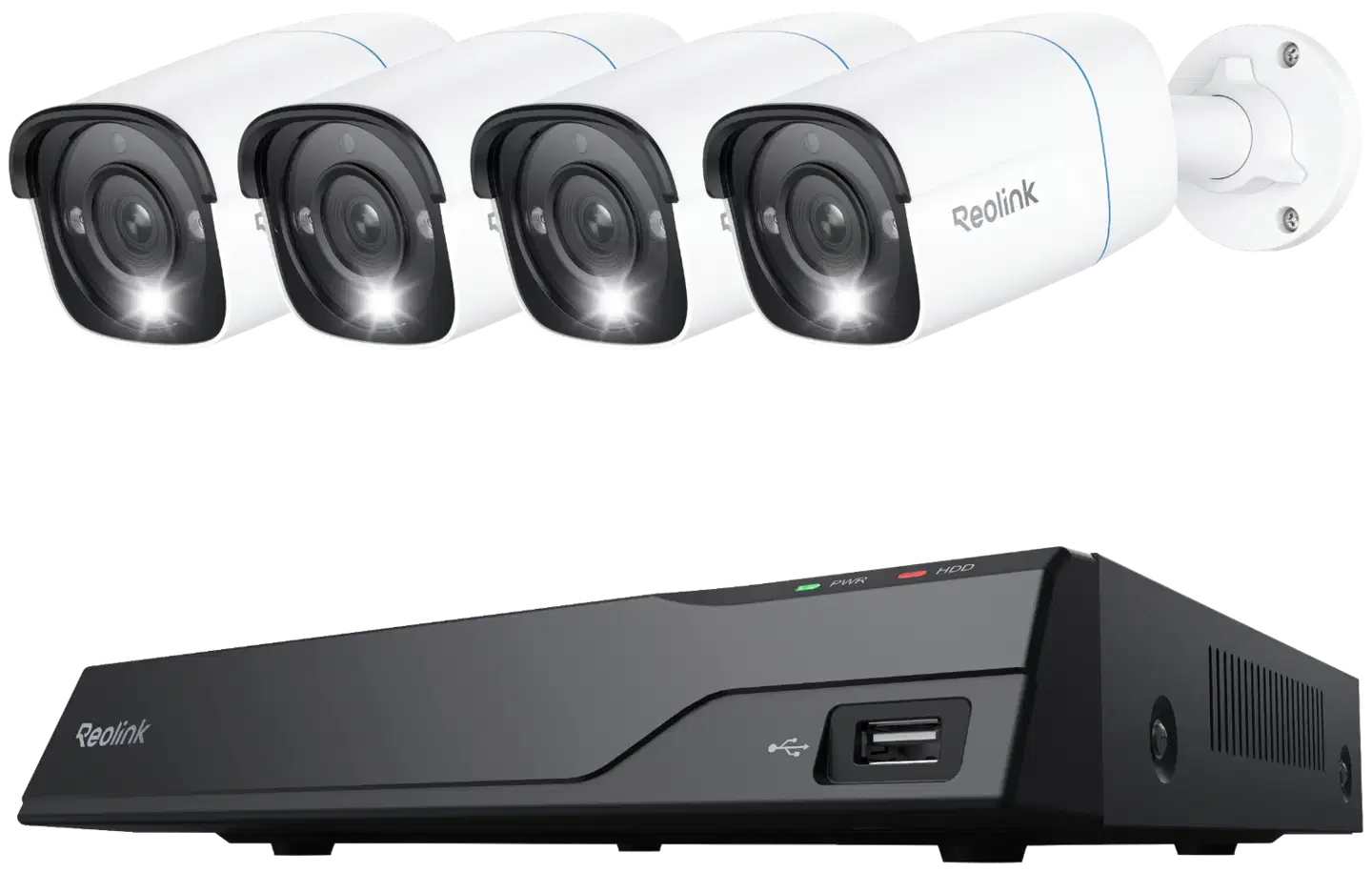 Reolink NVS8-8MB4 (RLK8-800B4) 4K UHD 8-kanavainen NVR-järjestelmä valkoinen - 1