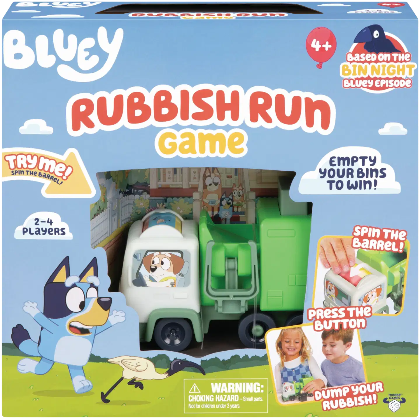 Bluey Rubbish Run -peli - 2