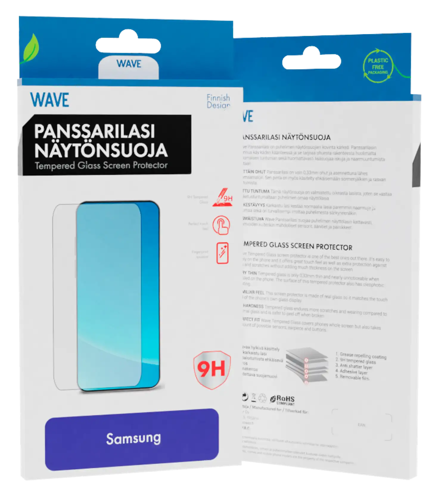 Wave Panssarilasi, Suora, Samsung Galaxy Xcover 5