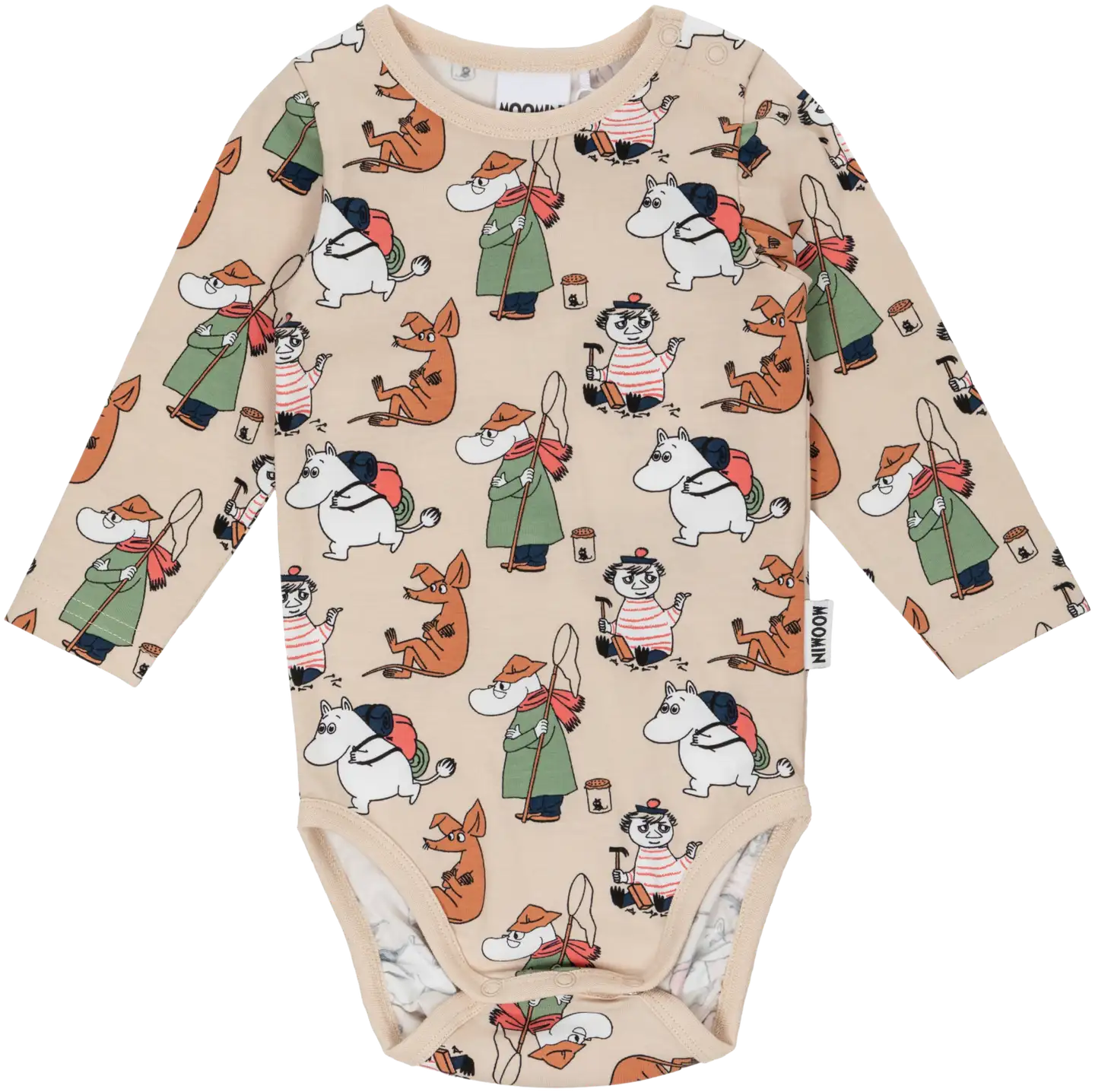 Muumi vauvojen body Puuhapäivä 591143 - BEIGE - 1