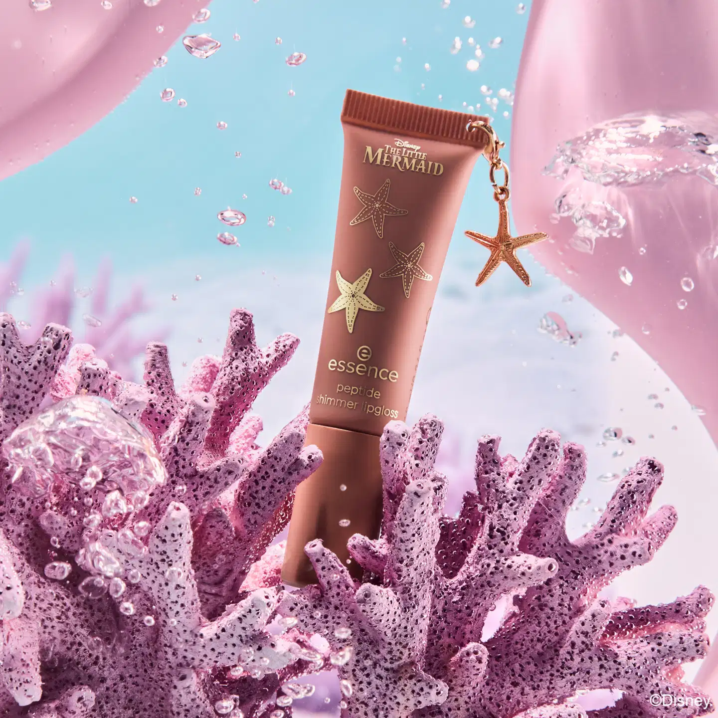 essence Disney THE LITTLE MERMAID peptide shimmer huulikiilto 02 - 7