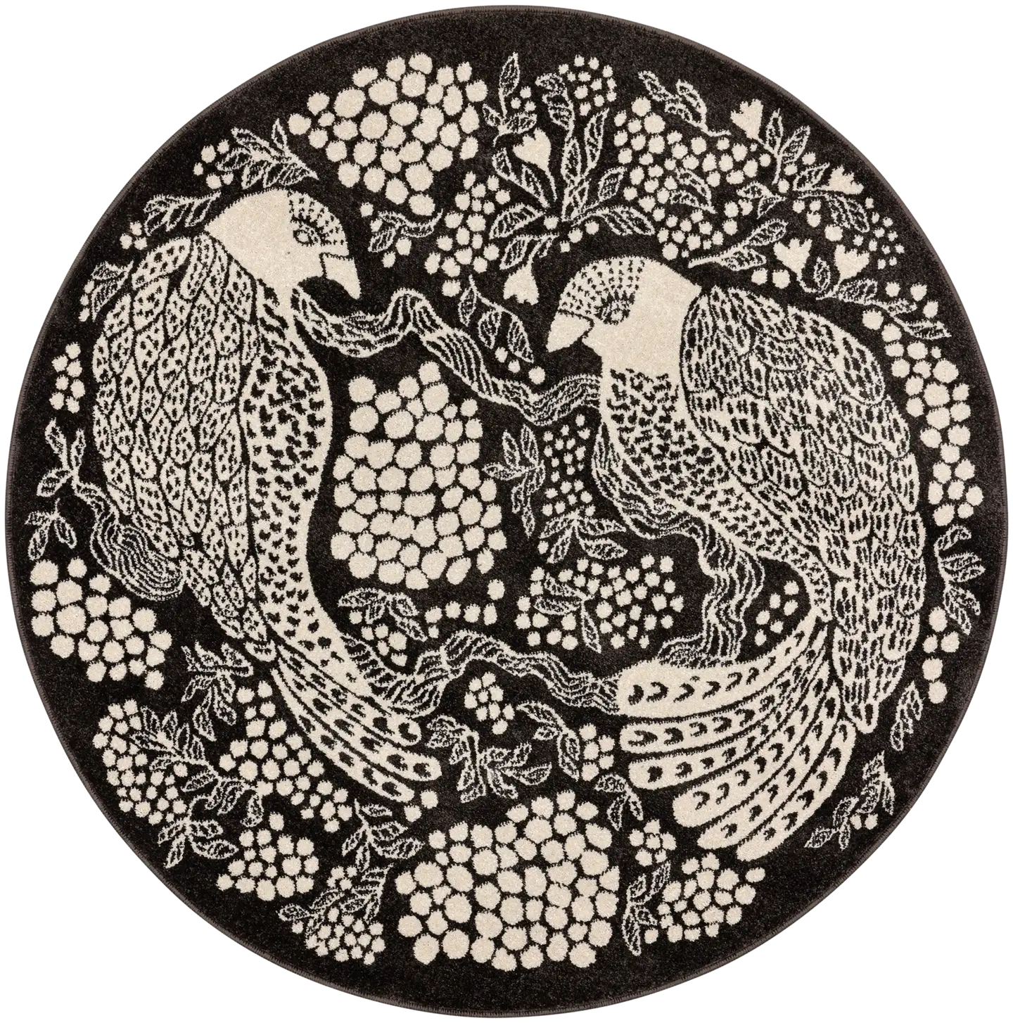 Viserrys full matto Ø 160 cm  harmaa - 1