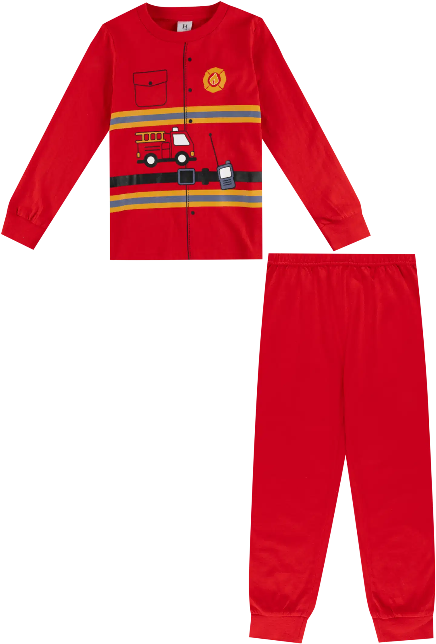 House lasten pyjama palopelastaja 232P382630 - PUNAINEN - 1