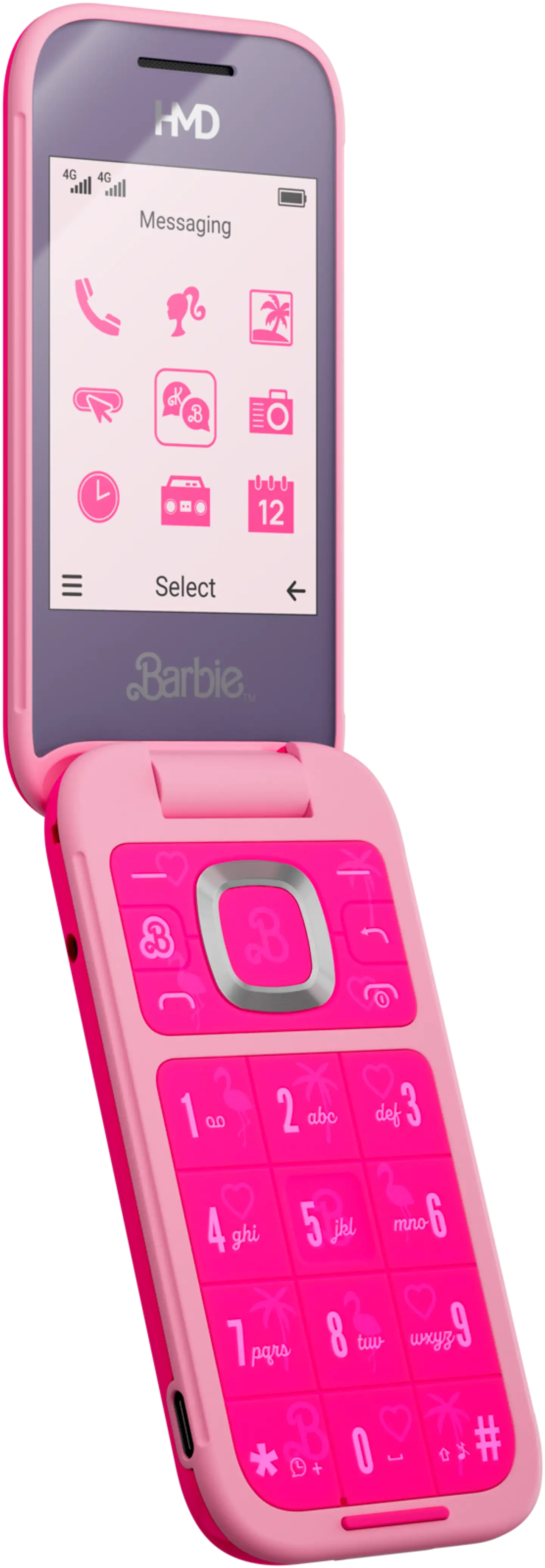 HMD Barbie Phone -näppäinpuhelin - 3