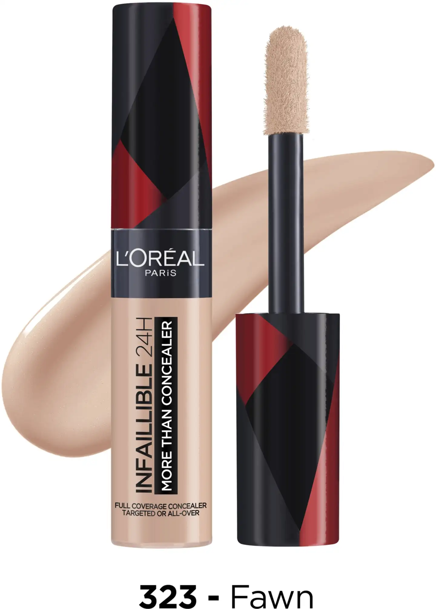 L'Oréal Paris Infaillible More Than Concealer 323 Fawn peitevoide 11ml - 3