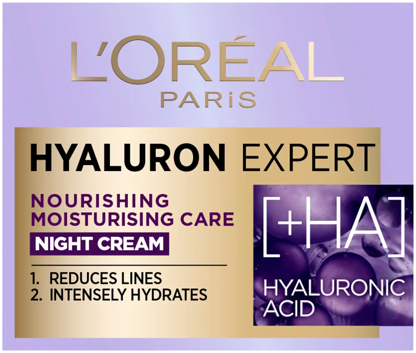 L'Oréal Paris Hyaluron Expert Moisturising Nattkrem til tørr hud 50 ml - 2